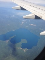 旭川空港へ向かう空から