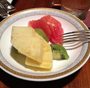 お口直しにフルーツ お口直しにフルーツ