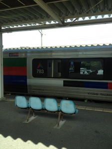 延岡行きの電車 延岡行きの電車