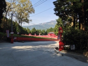 宝来宝来（ホギホギ）神社の参道