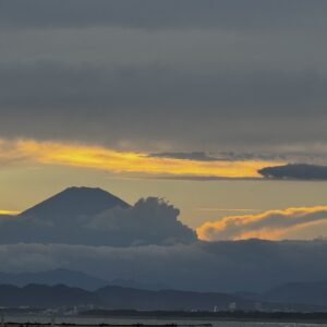 江ノ島からの富士山