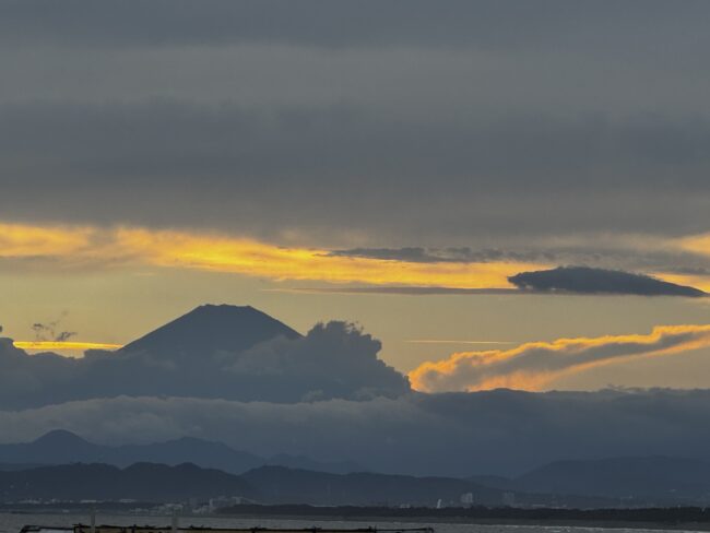 江ノ島からの富士山